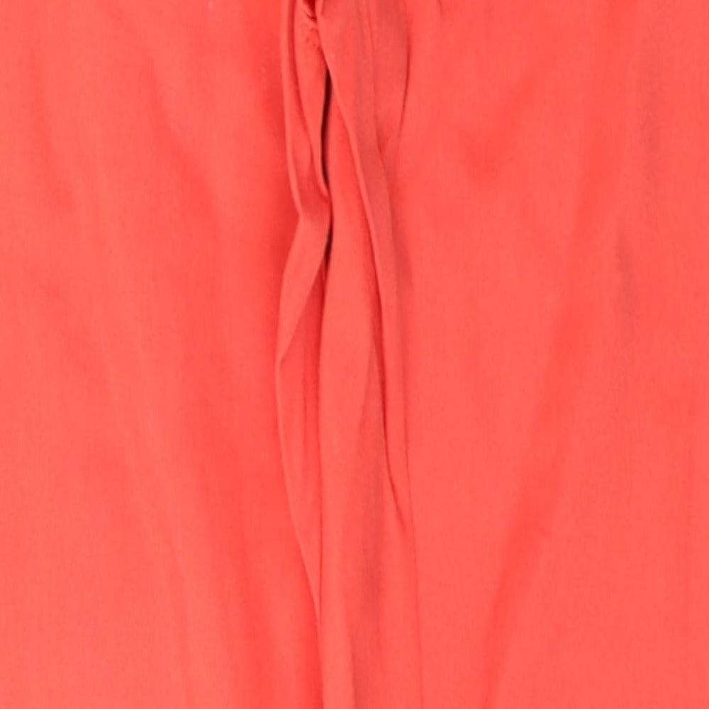 Marks and Spencer Womens Red Cotton Jegging Jeans Size 8 L29 in Regular Button