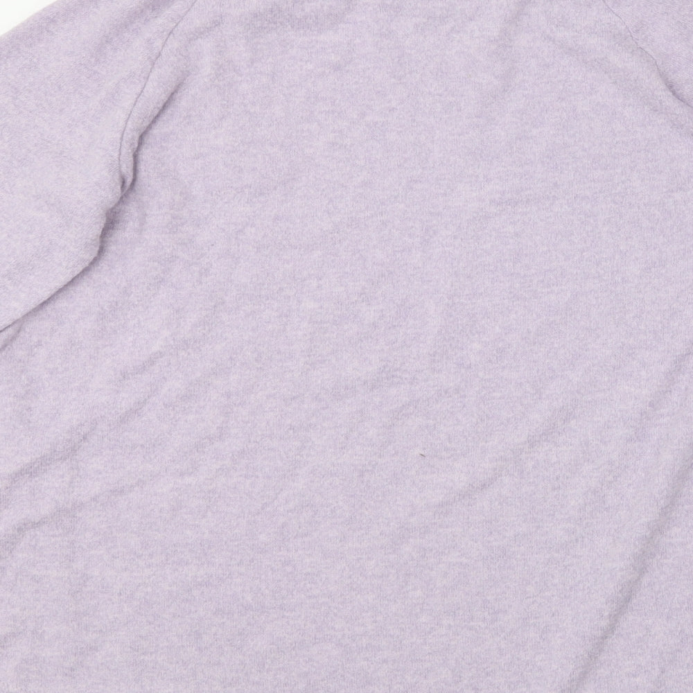 Primark Womens Purple Round Neck Polyester Pullover Jumper Size S - Size 10/12