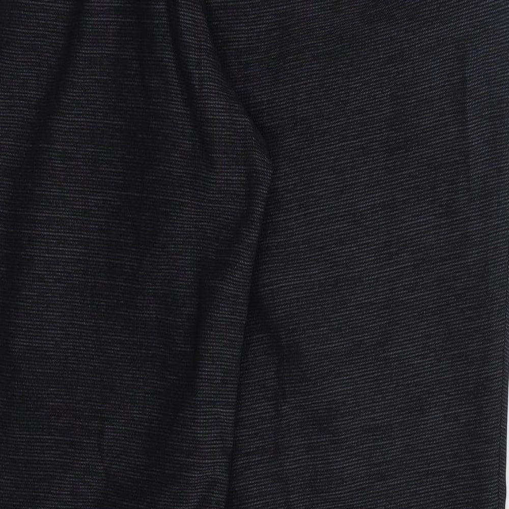 NEXT Womens Blue Polyester Trousers Size 36 in L28 in Regular Hook & Eye