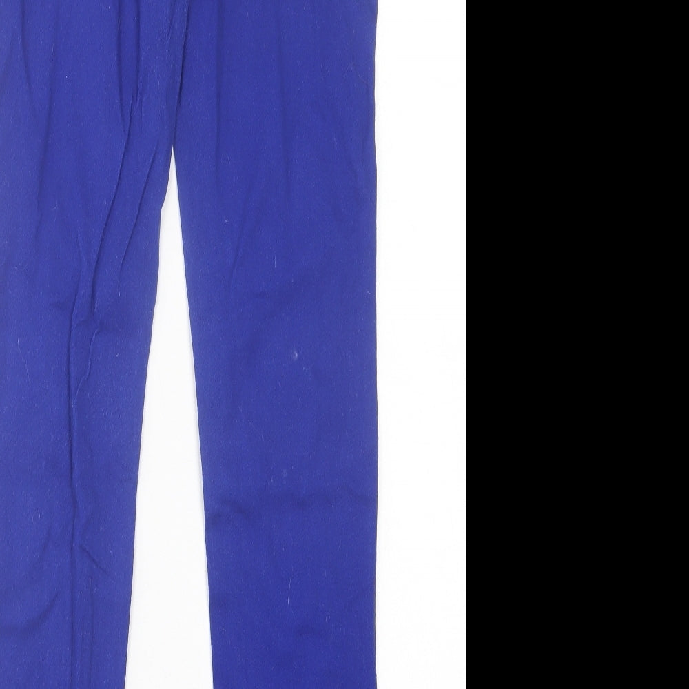 George Womens Blue Cotton Skinny Jeans Size 10 L30 in Regular Button