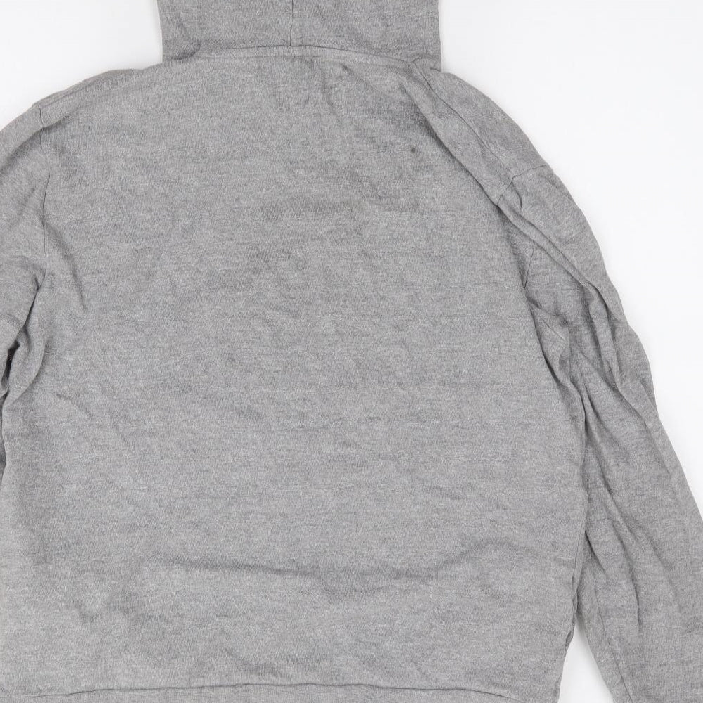 ASOS Mens Grey Cotton Pullover Hoodie Size M