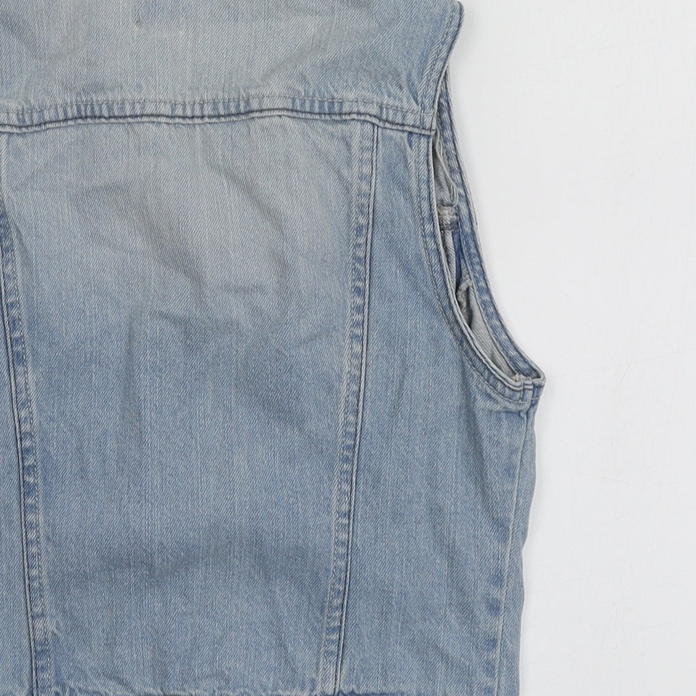 F&F Womens Blue Gilet Jacket Size 6