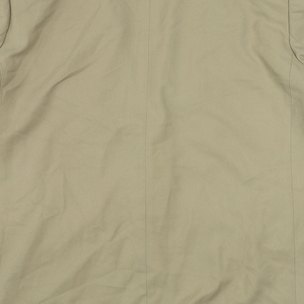 H&M Womens Beige Jacket Blazer Size XL Button