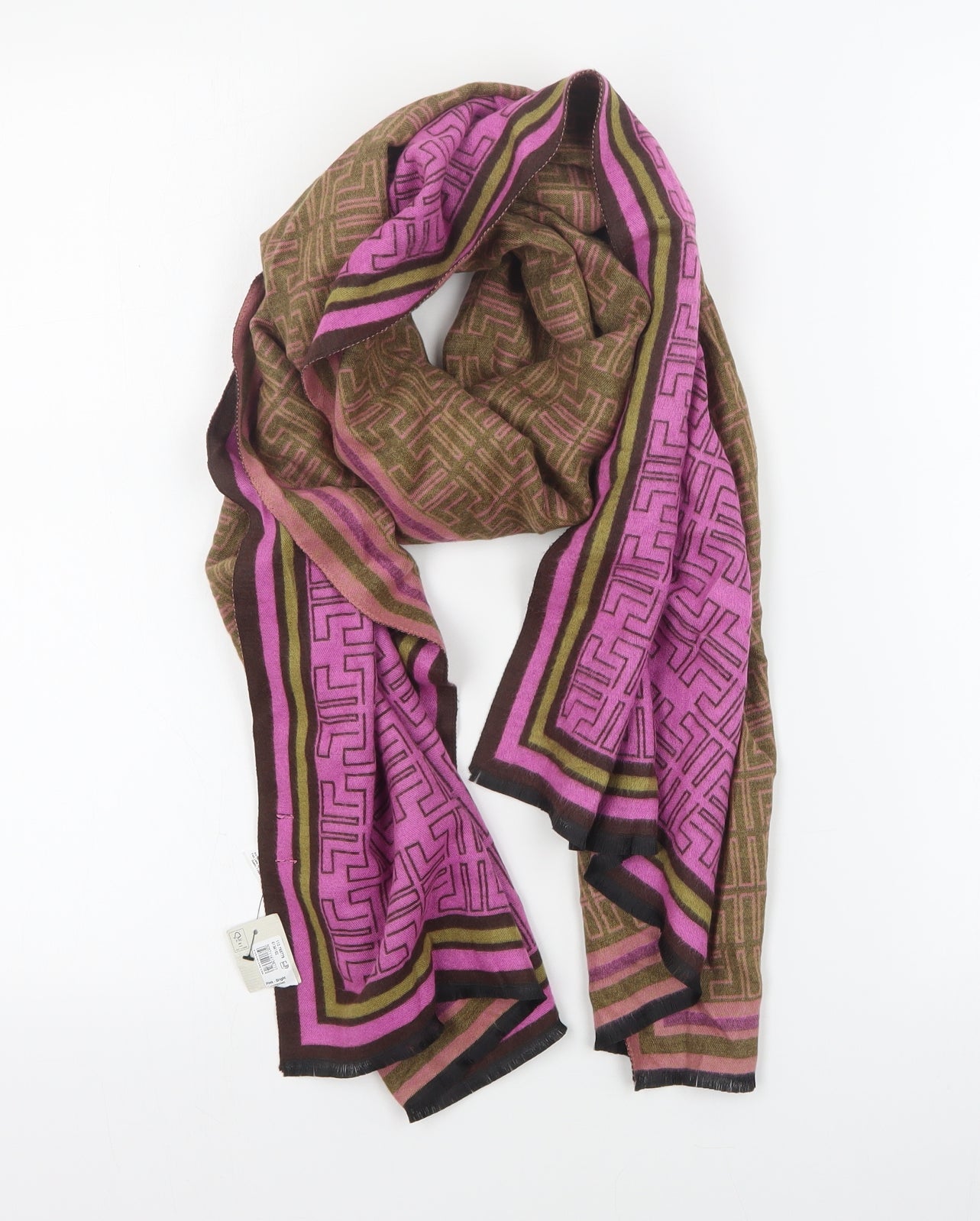 River Island Womens Multicoloured Geometric Viscose Scarf