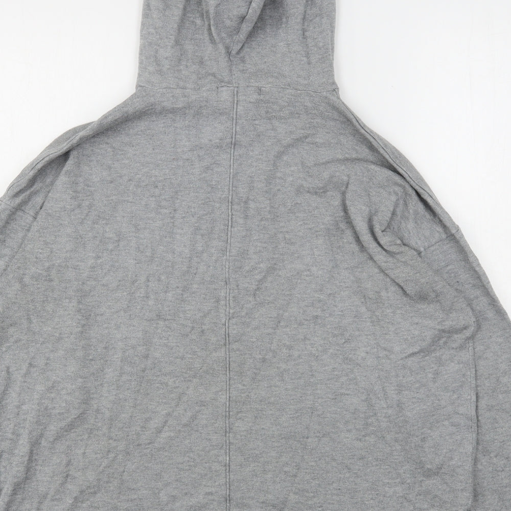 Dunnes Stores Girls Grey Viscose Pullover Hoodie Size L