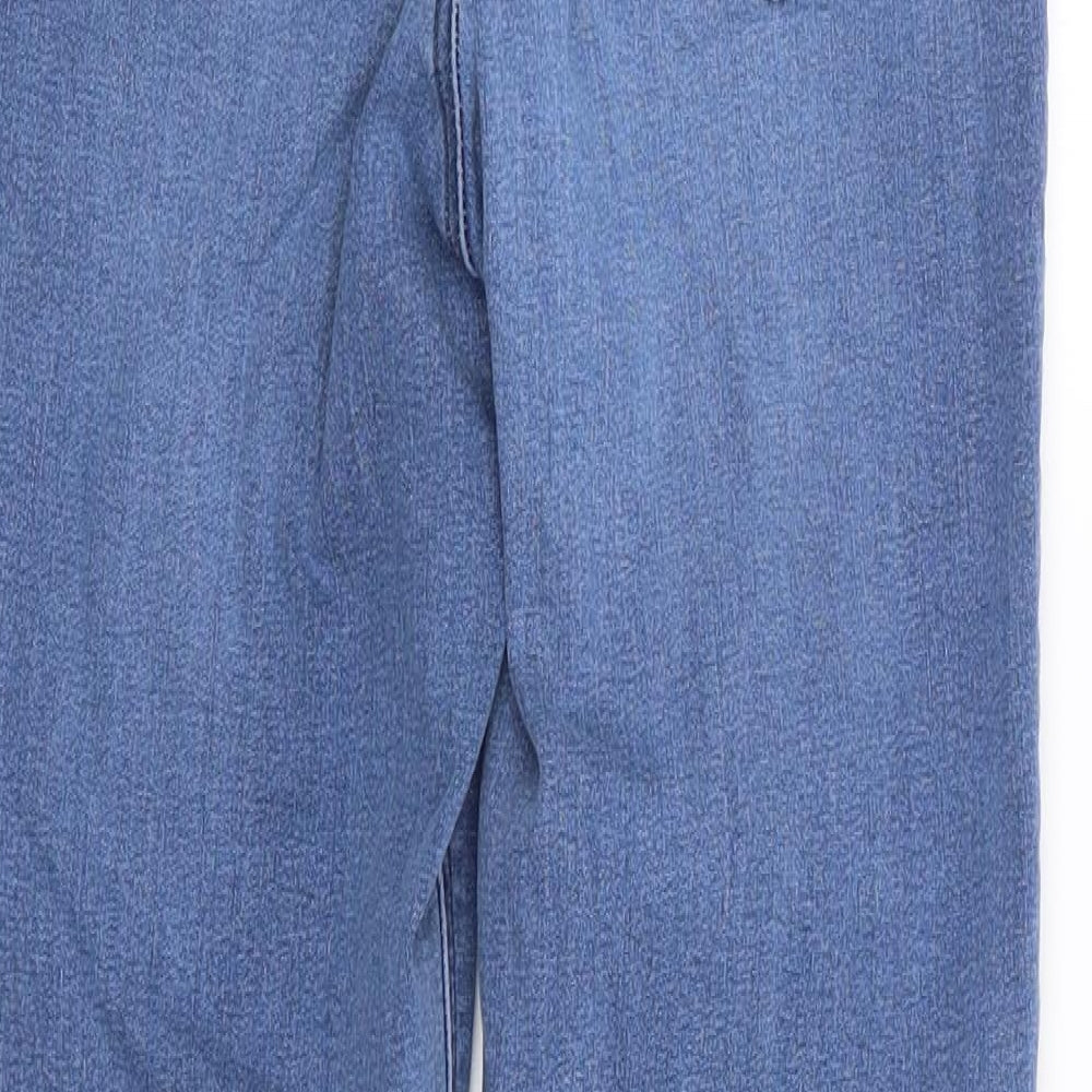 Topshop Womens Blue Cotton Jegging Jeans Size 26 in L27 in Regular Zip