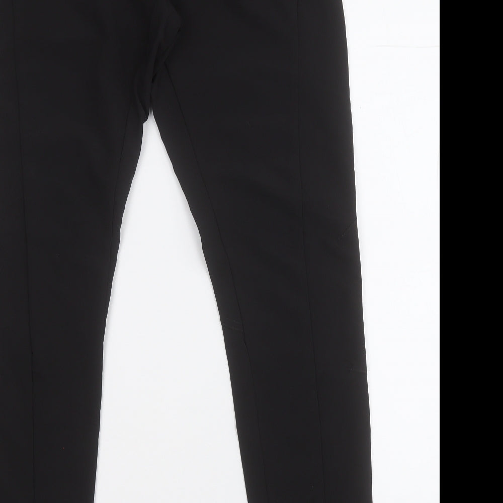 Regatta Womens Black Polyester Jogger Trousers Size 12 L30 in Regular