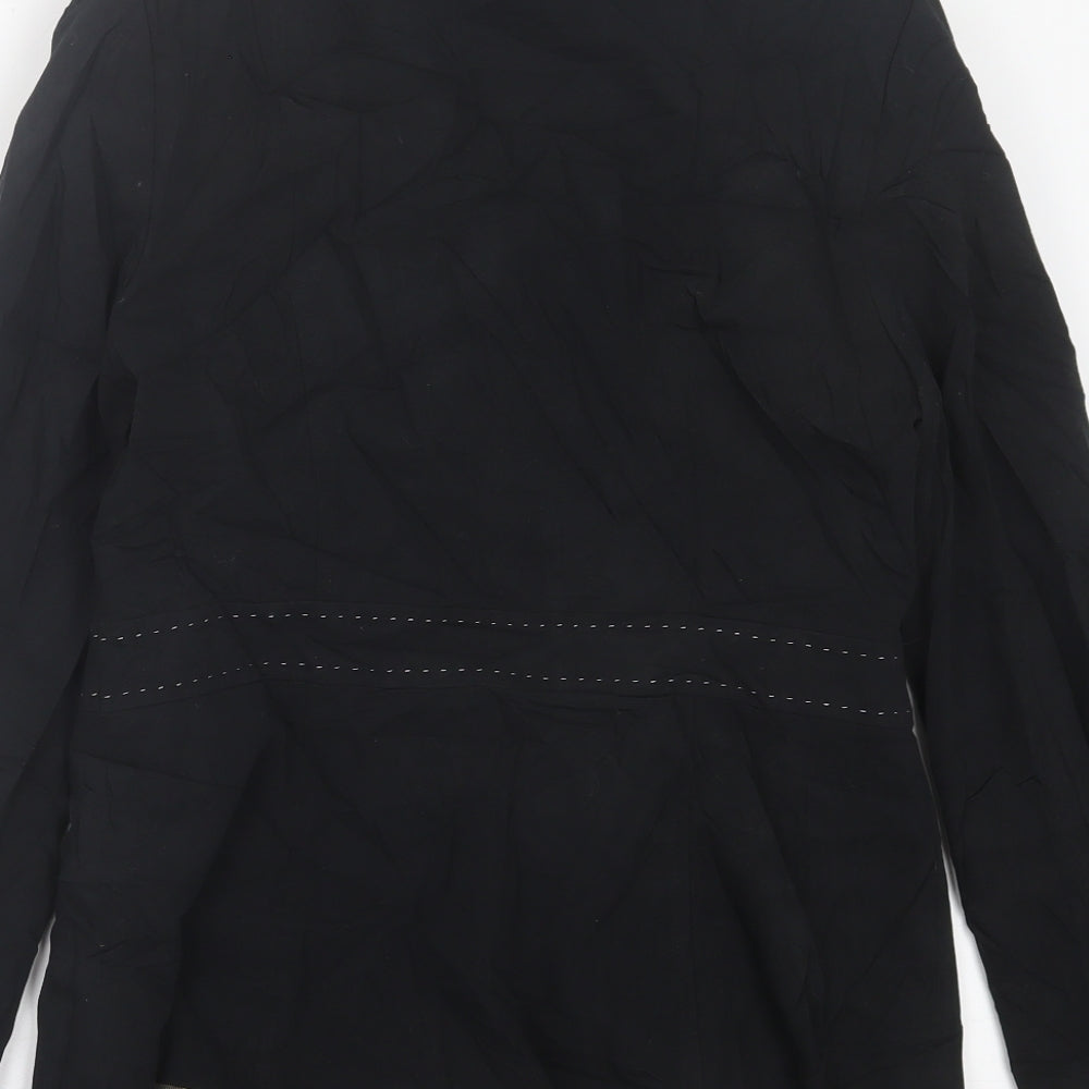 NEXT Womens Black Jacket Blazer Size 8 Button