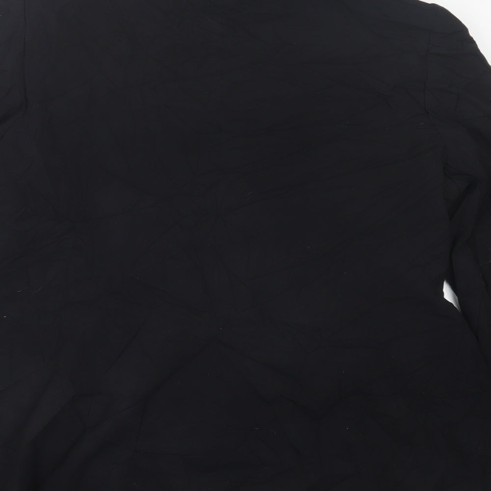 Marks and Spencer Womens Black Jacket Blazer Size 8 Button