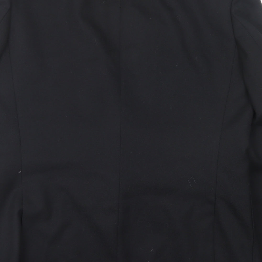 Marks and Spencer Mens Black Wool Jacket Suit Jacket Size 42