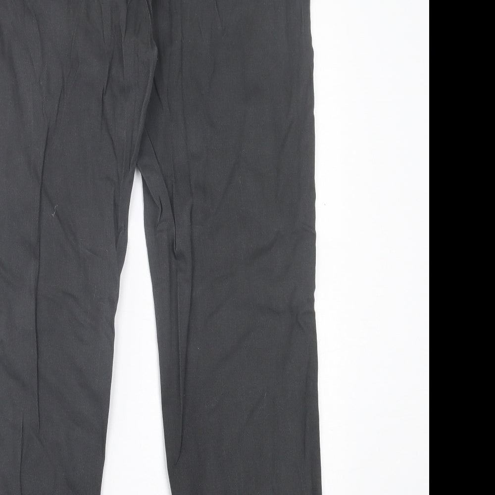 DASH Womens Grey Cotton Straight Jeans Size 20 L28 in Regular Button