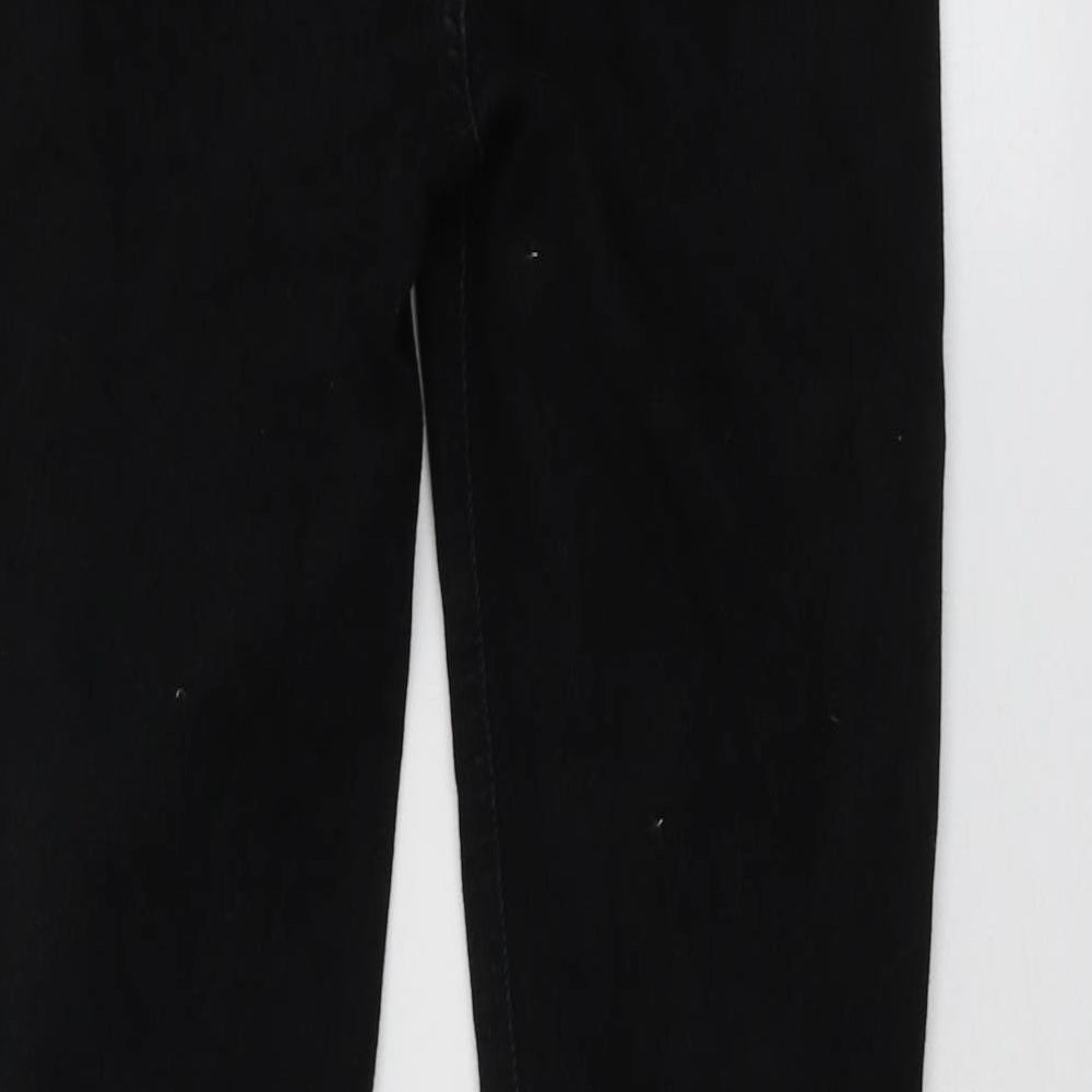 New Lpook Womens Black Cotton Skinny Jeans Size 10 L27 in Regular