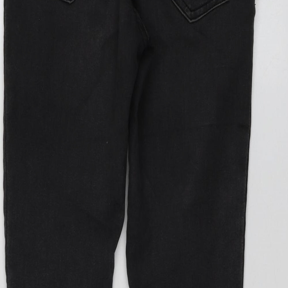 New Look Womens Black Cotton Skinny Jeans Size 8 L24 in Regular