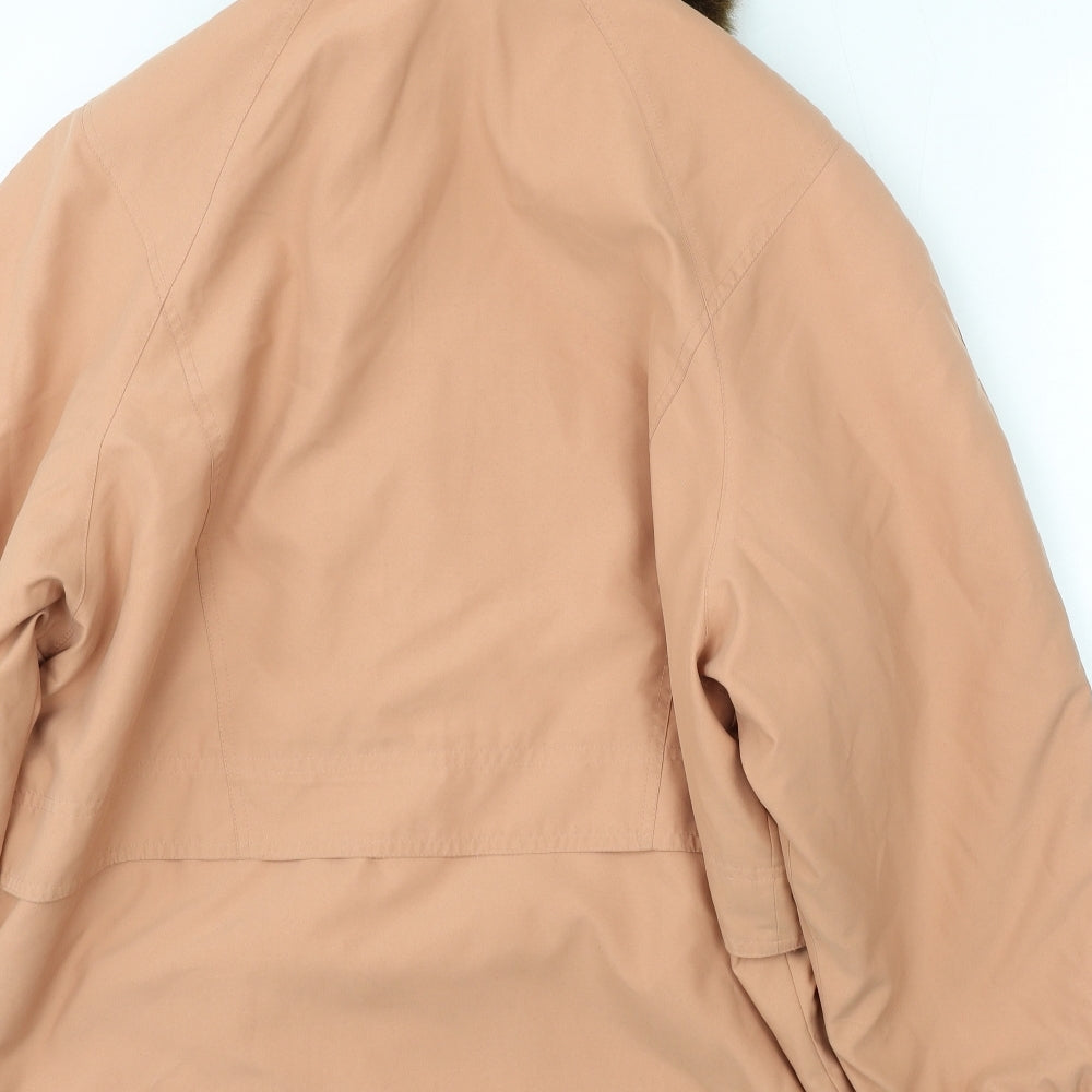 Marks and Spencer Womens Pink Jacket Size 12 Button