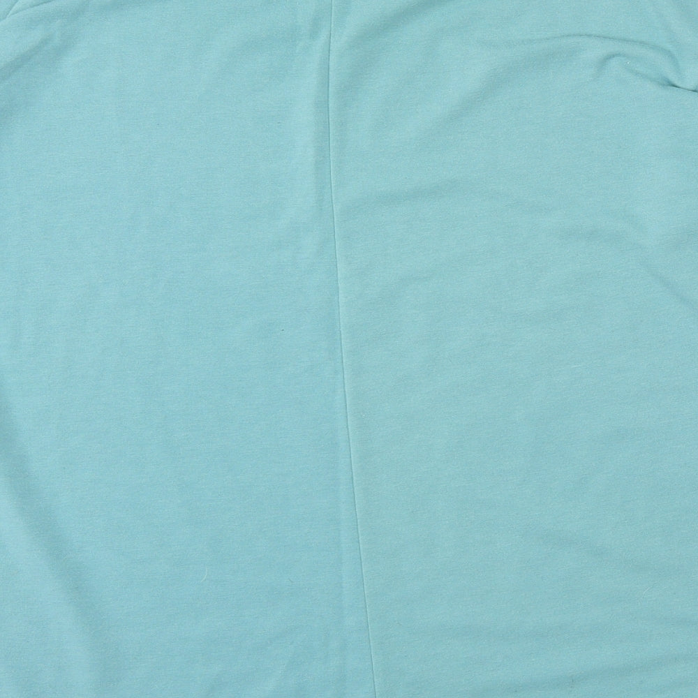 Yours Womens Blue Polyester Pullover Sweatshirt Size 18