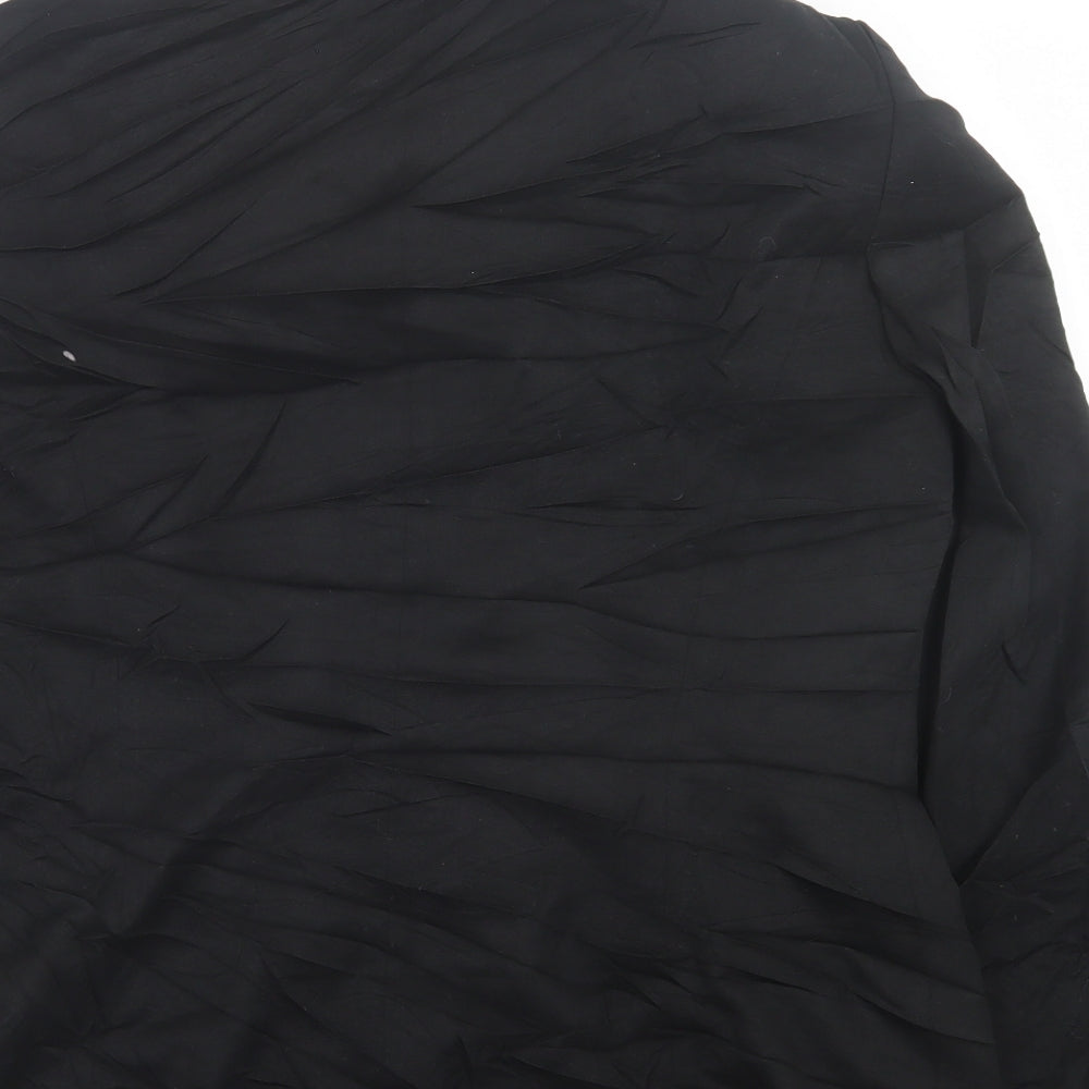Principles Womens Black Jacket Blazer Size 14 Hook & Eye