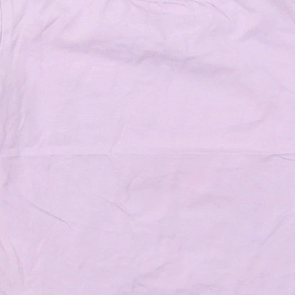 Threadgirls Girls Purple Cotton Basic T-Shirt Size 5-6 Years Round Neck - Unicorn