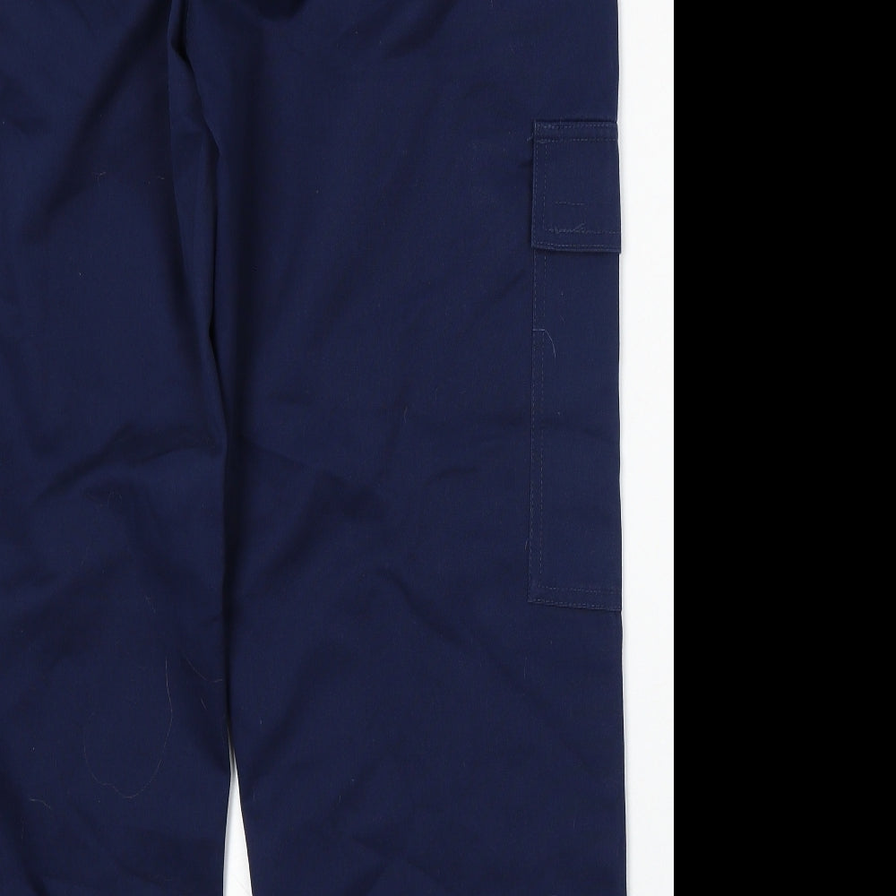 TESCO Mens Blue Polyester Trousers Size 38 L29 in Regular