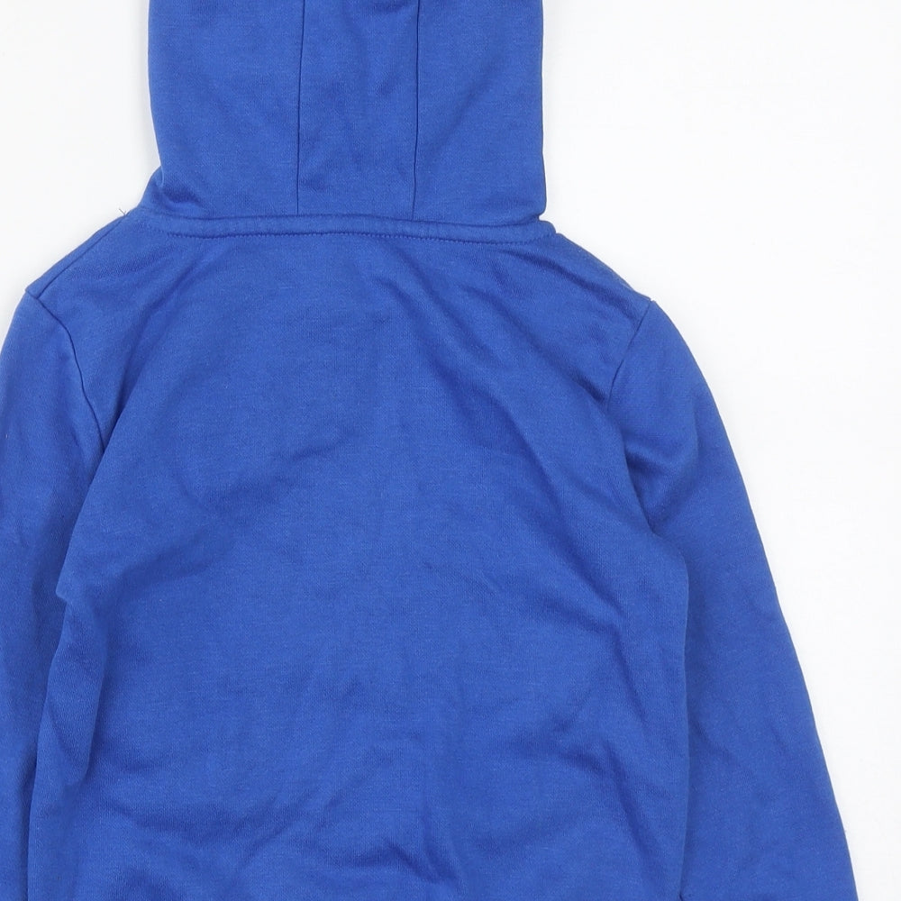 Dunnes Stores Boys Blue Cotton Pullover Hoodie Size 5-6 Years - Gamer