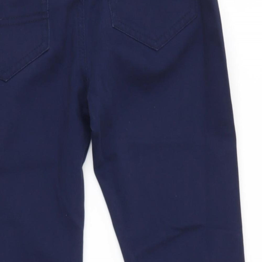 Denim & Co. Girls Blue Cotton Skinny Jeans Size 9-10 Years Regular