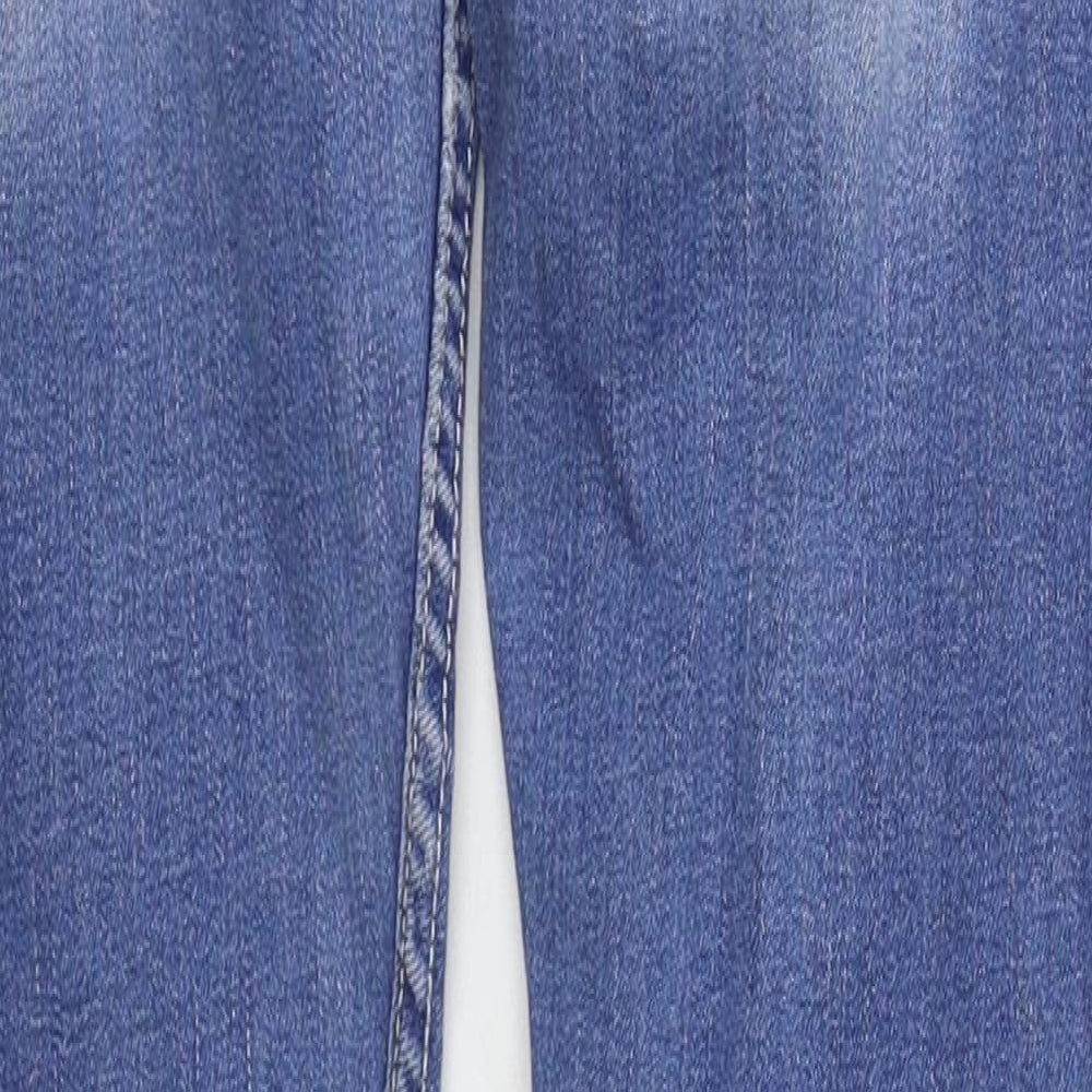 Denim Co Womens Blue Cotton Skinny Jeans Size 8 L29 in Regular Button