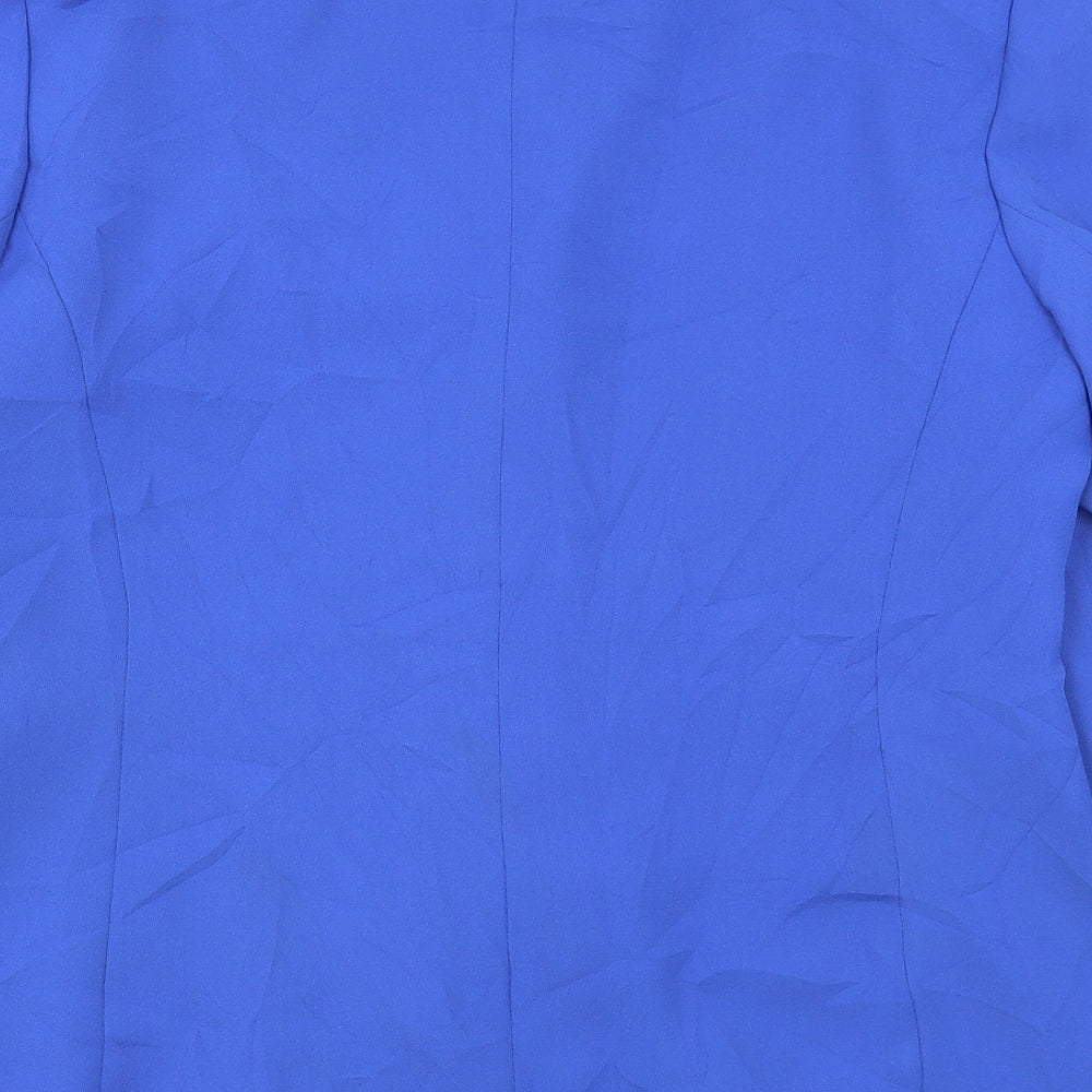 Bonmarché Womens Blue Jacket Size 16 Button