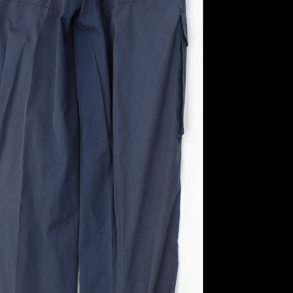 Regatta Mens Blue Polyester Cargo Trousers Size 36 L31 in Regular