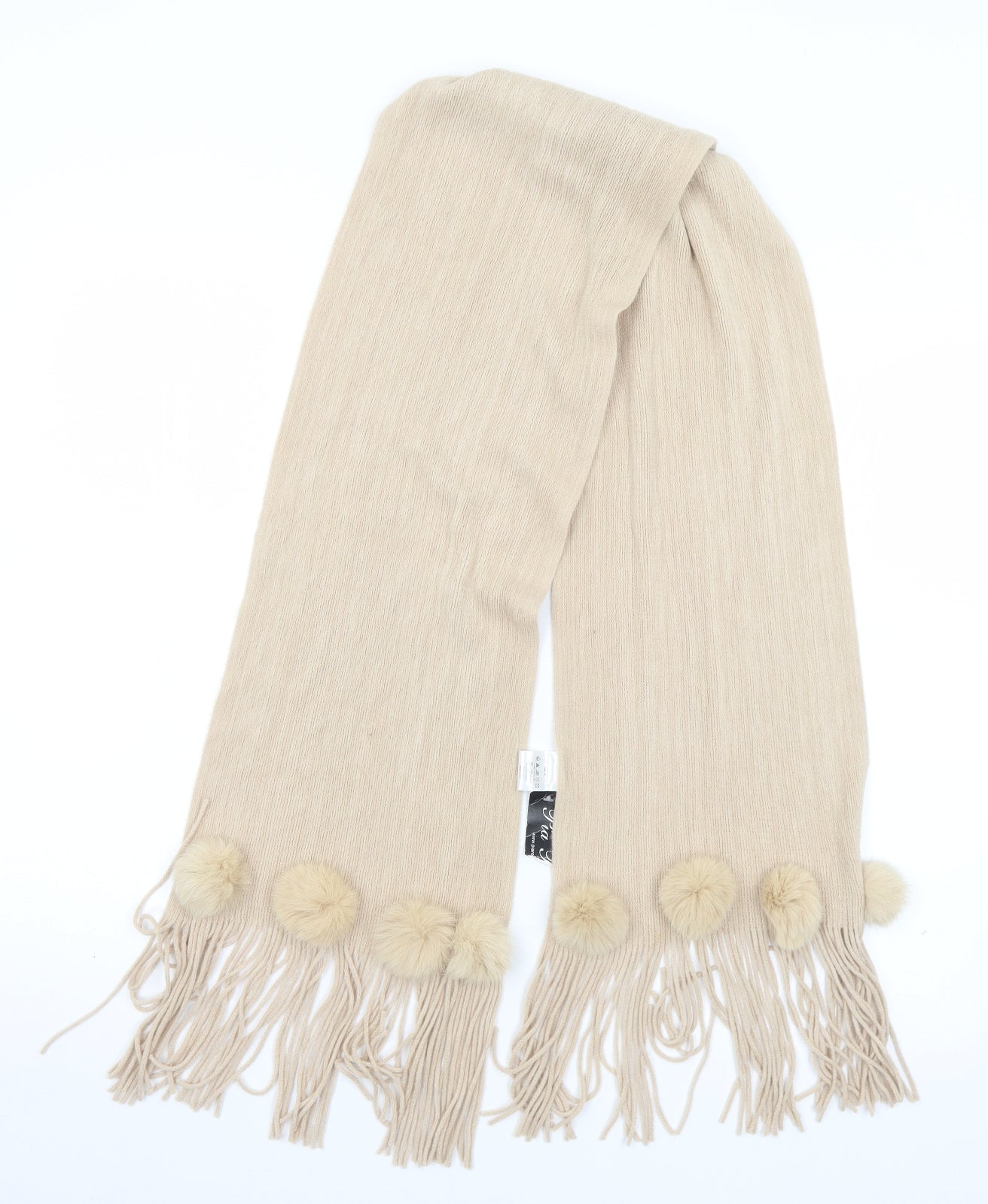 Pia Rossini Womens Beige Acrylic Scarf