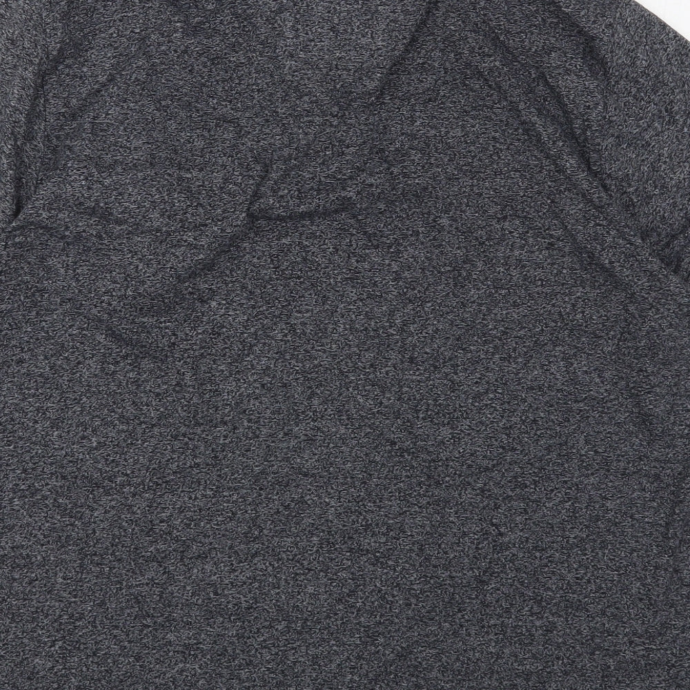 Cenrered Mens Grey Cotton Polo Size 2XL Collared