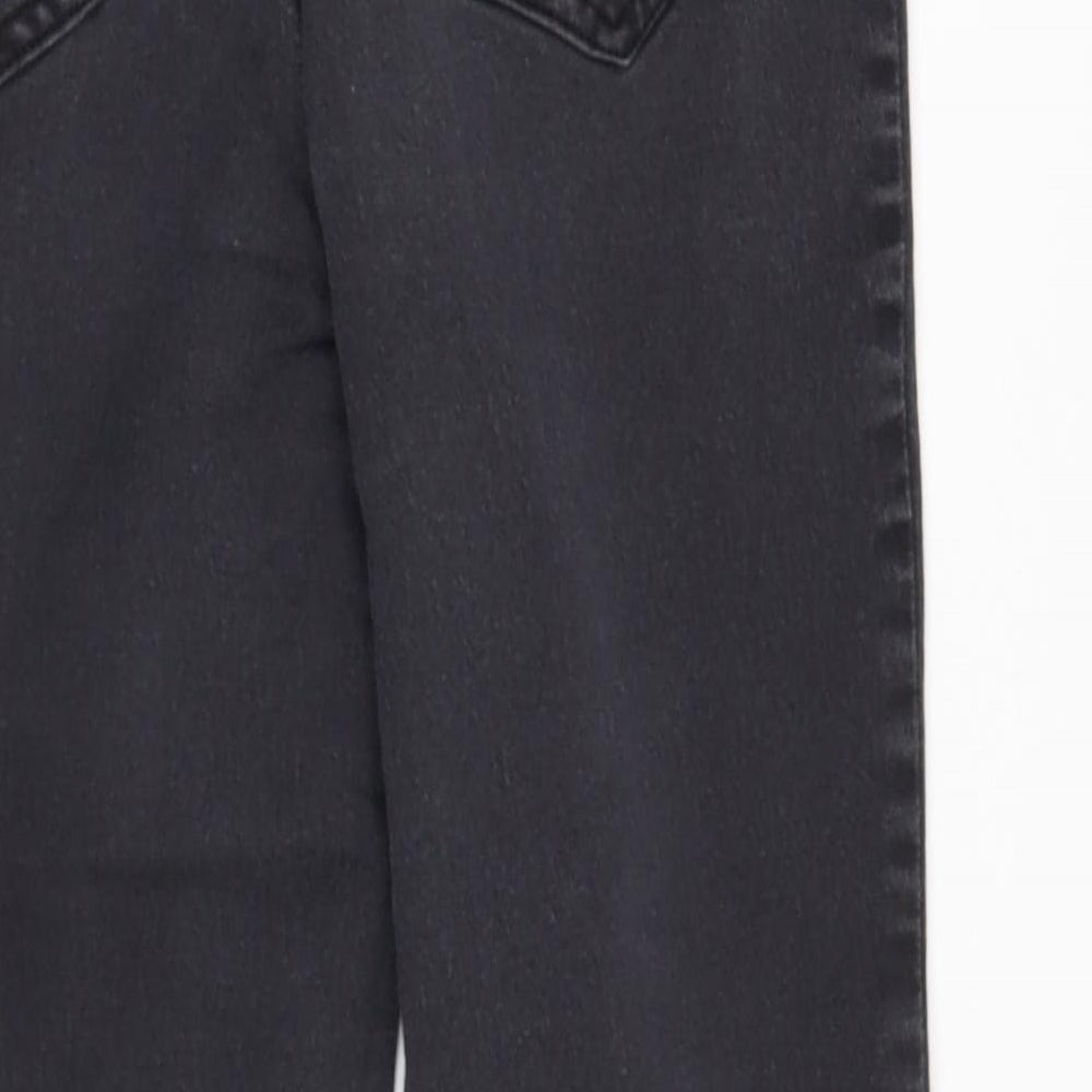 TESCO Womens Black Cotton Skinny Jeans Size 10 L26 in Regular