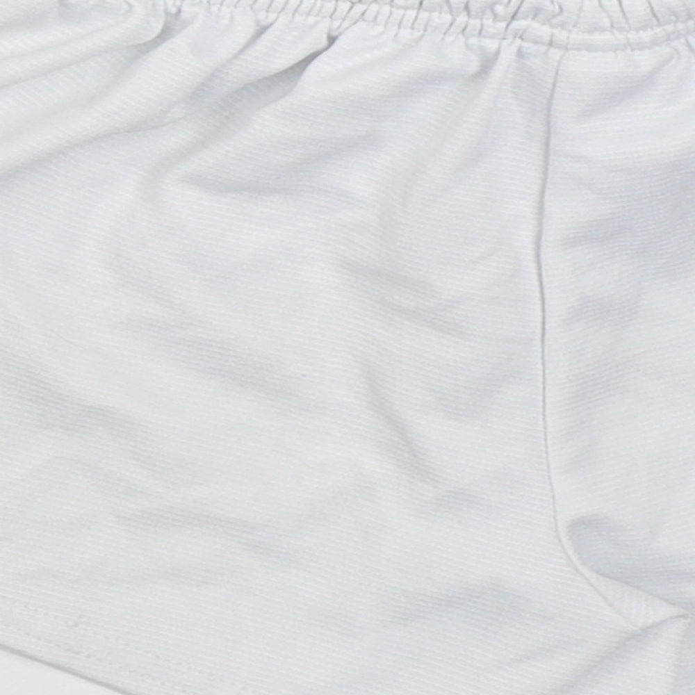 O'Neills Boys White Polyester Sweat Shorts Size 3-4 Years Regular Tie