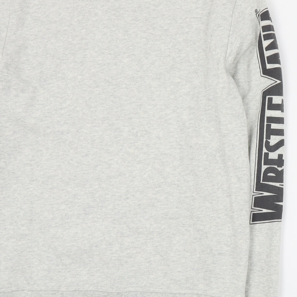 NEXT Boys Grey Cotton Pullover Sweatshirt Size 12 Years Pullover - Wrestlemania