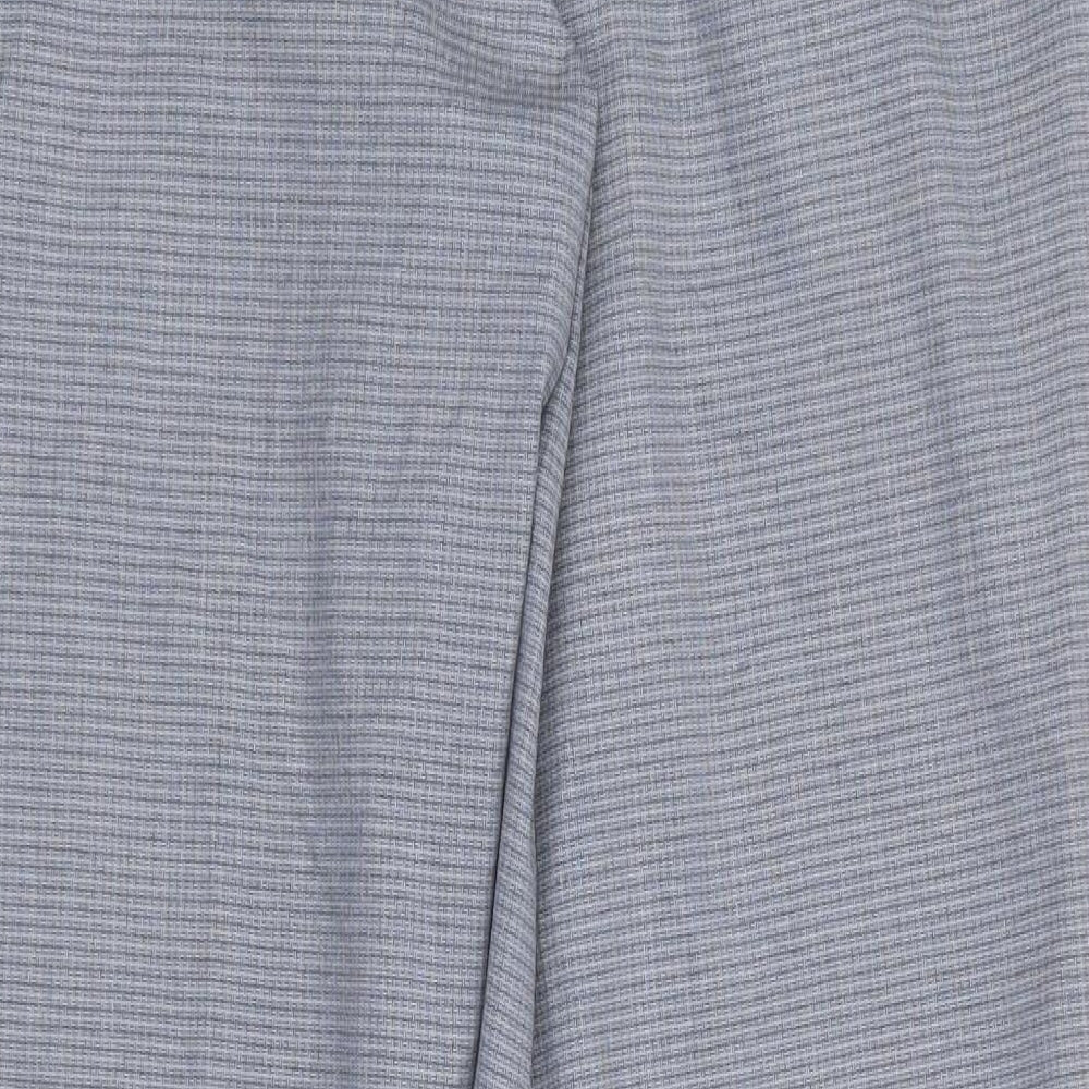 Marks and Spencer Womens Grey Polyester Dress Pants Trousers Size 34 in L27.5 in Slim