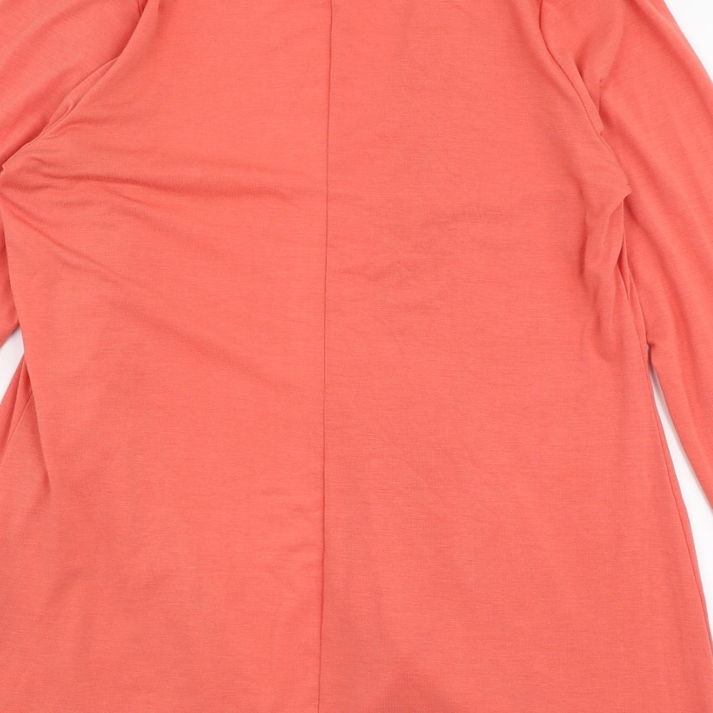 Bonprix Collection Womens Pink V-Neck Polyester Cardigan Jumper Size S