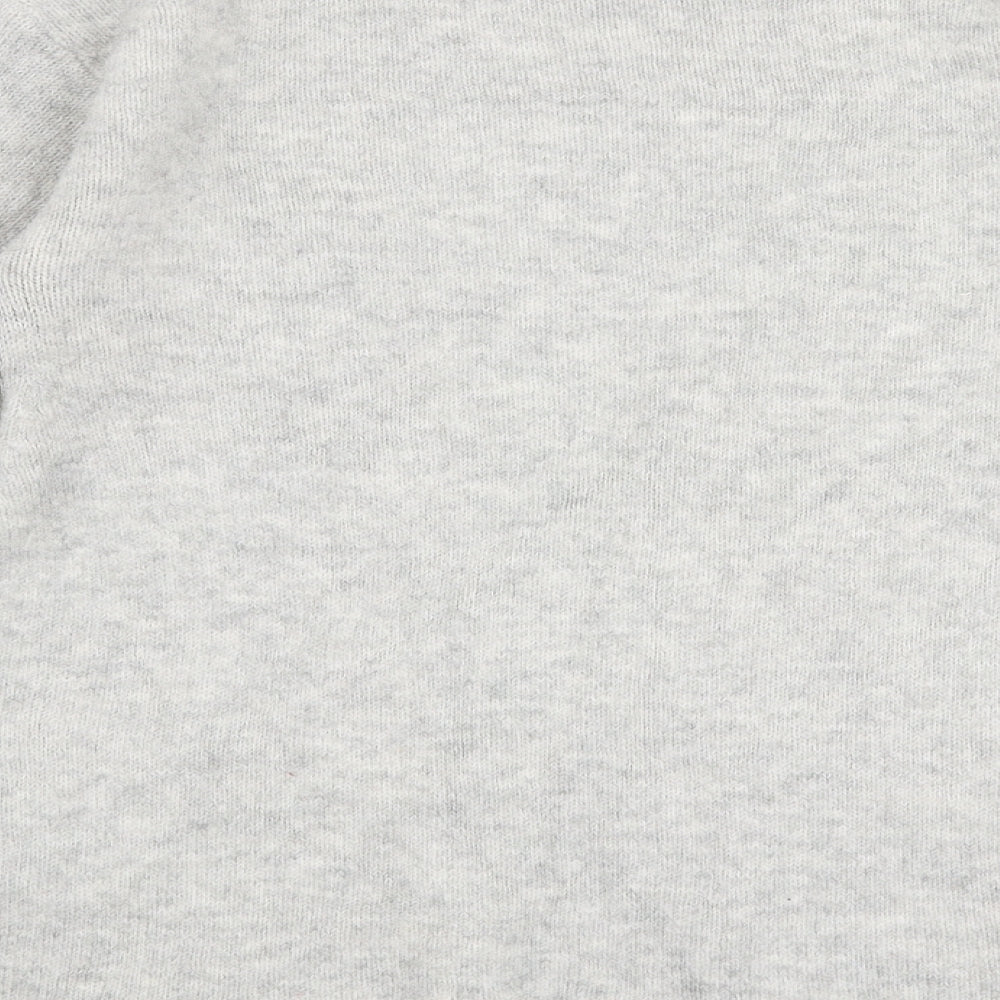 Marks and Spencer Womens Grey High Neck Acrylic Pullover Jumper Size S