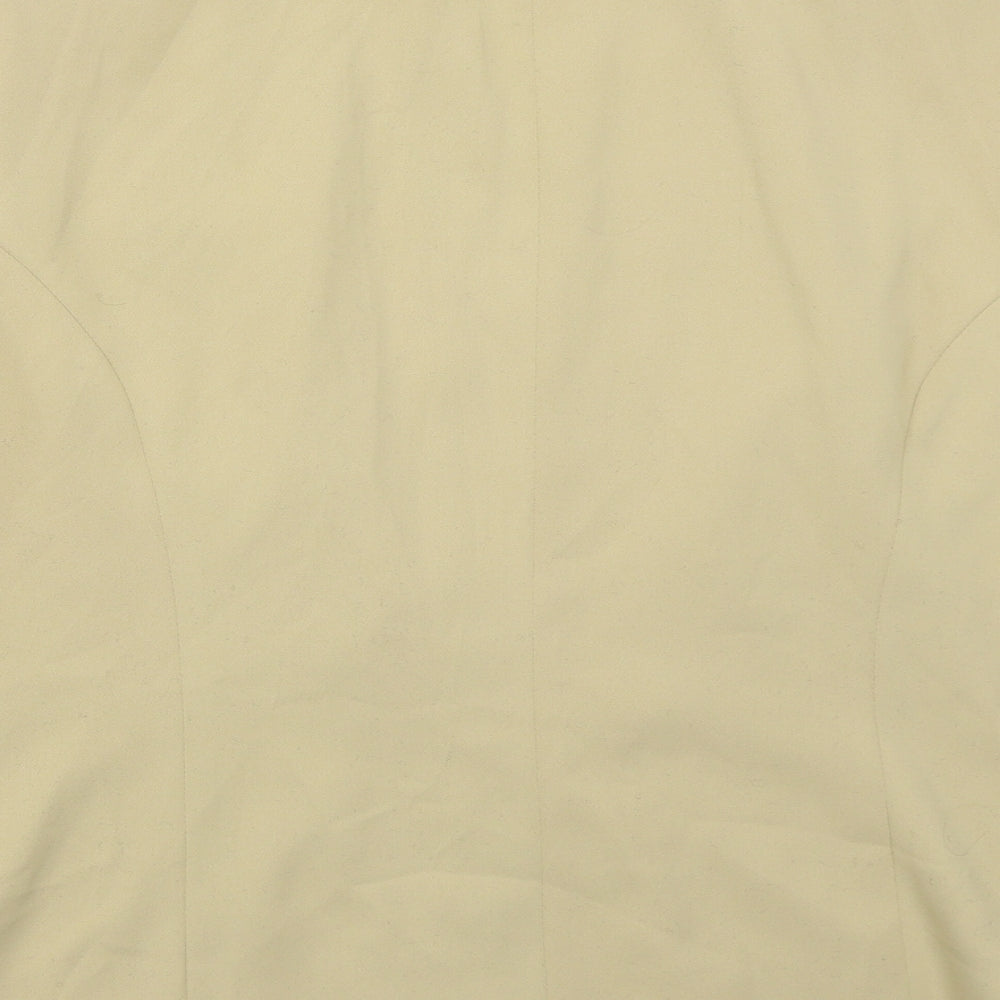 Roman Womens Beige Jacket Size 22 Hook & Eye