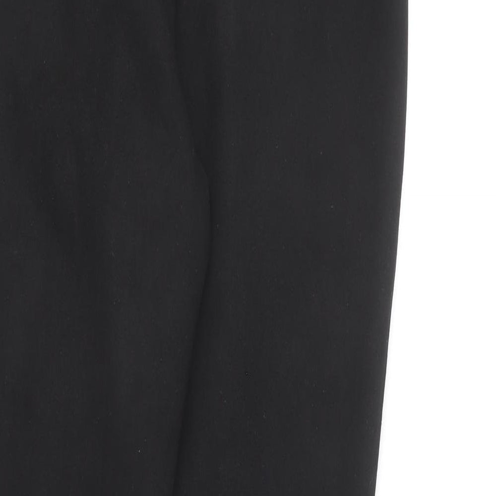 Gallery Womens Black Polyester Carrot Leggings Size 8 L27 in