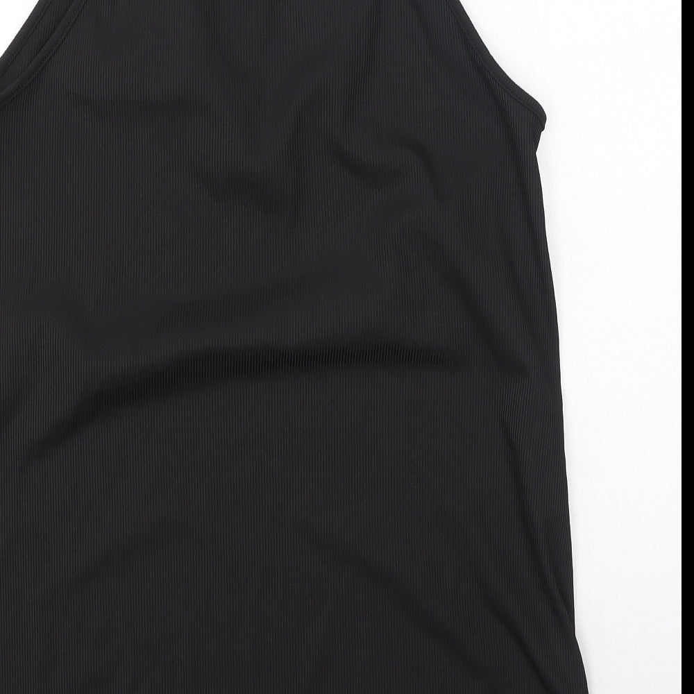 SheIn Womens Black Polyester Camisole Tank Size L Halter