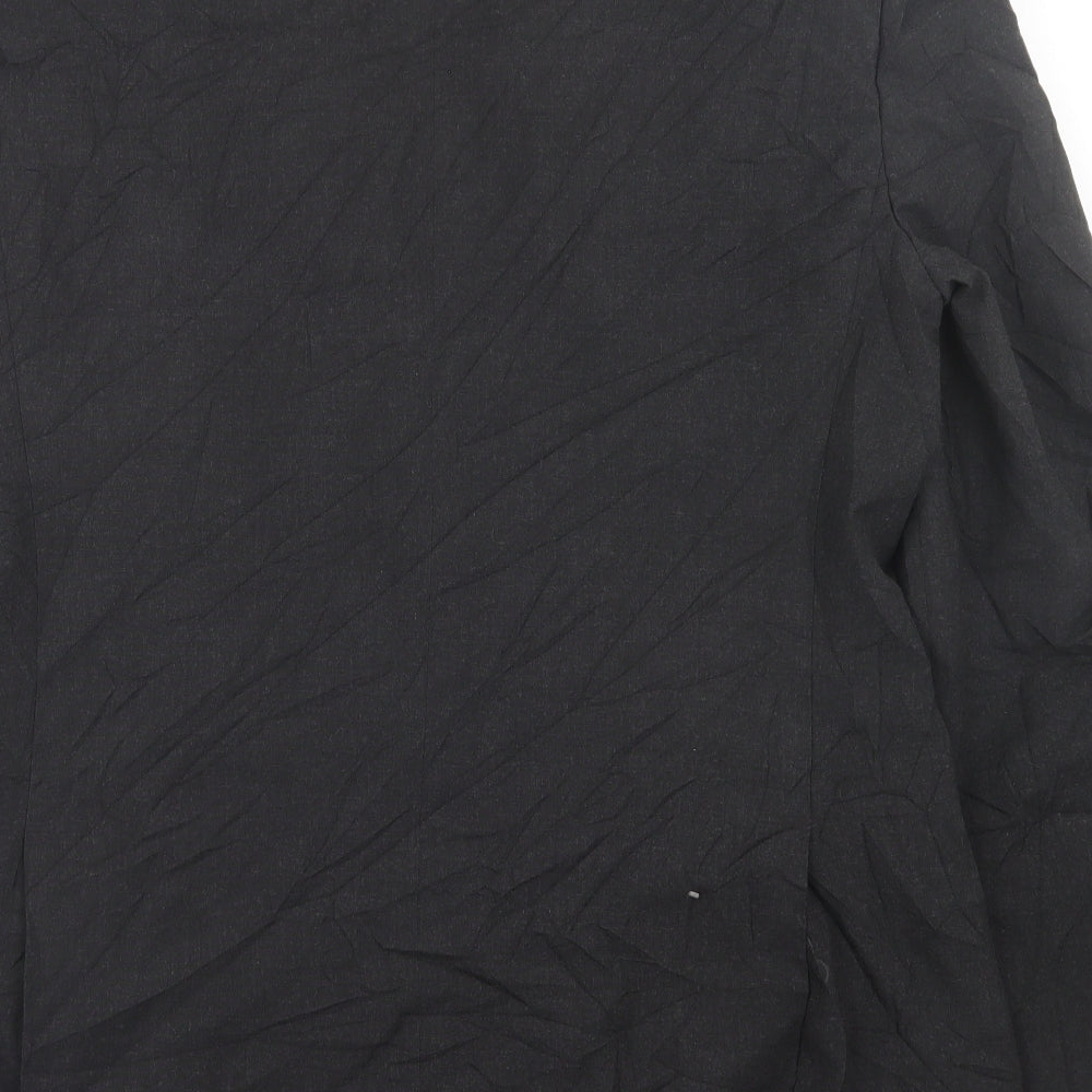 Marks and Spencer Mens Grey Polyacrylate Fibre Jacket Suit Jacket Size 44