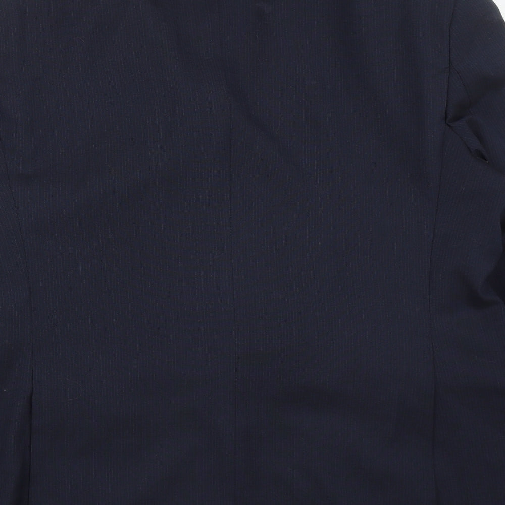 Marks and Spencer Mens Blue Polyester Jacket Suit Jacket Size 44