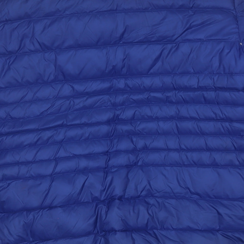 Crew Clothing Mens Blue Puffer Jacket Coat Size M