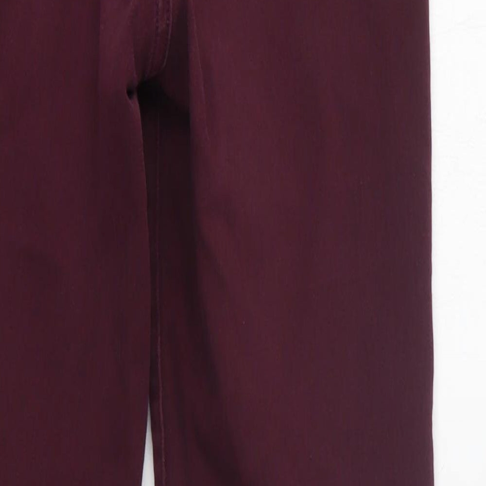 H&M Womens Purple Cotton Skinny Jeans Size 30 in L32 in Regular