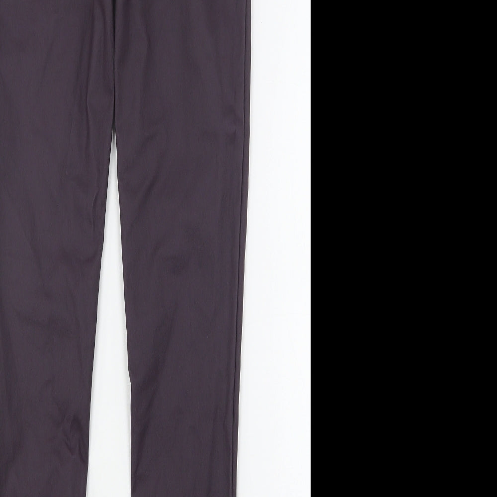 F&F Womens Purple Viscose Skinny Jeans Size 10 L31 in Regular