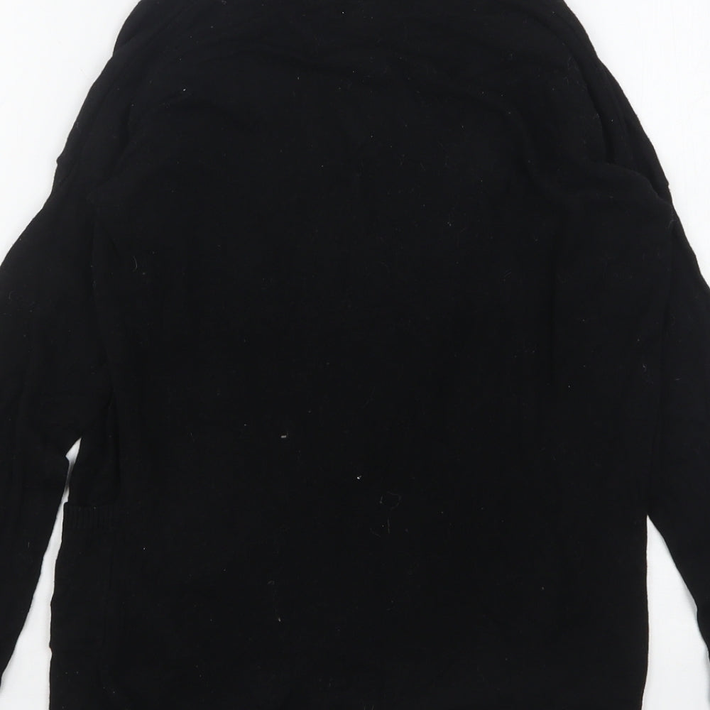 Atmosphere Womens Black V-Neck Viscose Cardigan Jumper Size 10