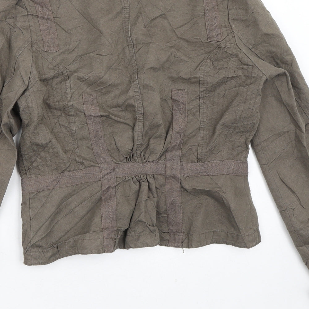 H&M Womens Brown Jacket Size S
