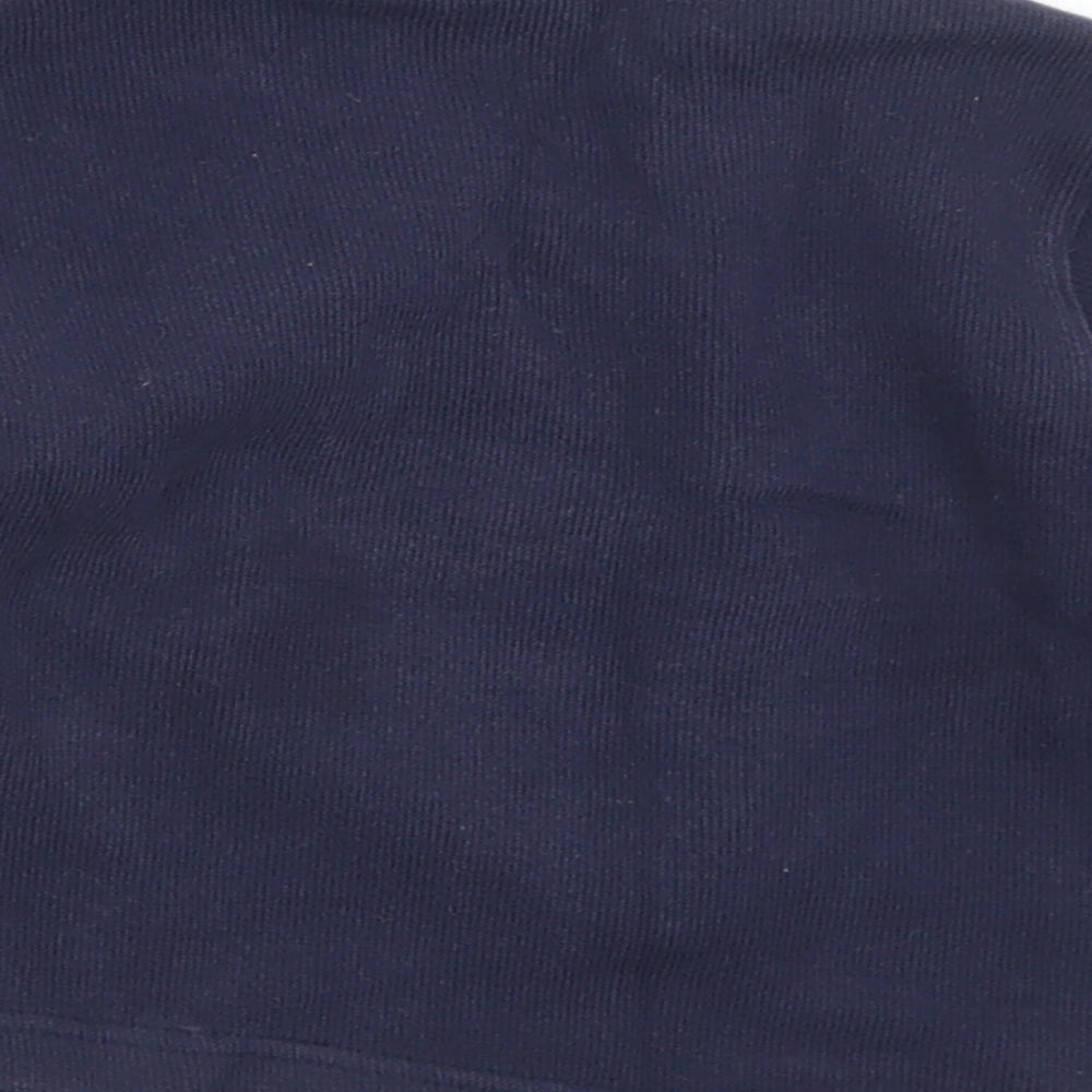 Mothercare Boys Blue Polyester Pullover Jumper Size 3-6 Months Button - Bear