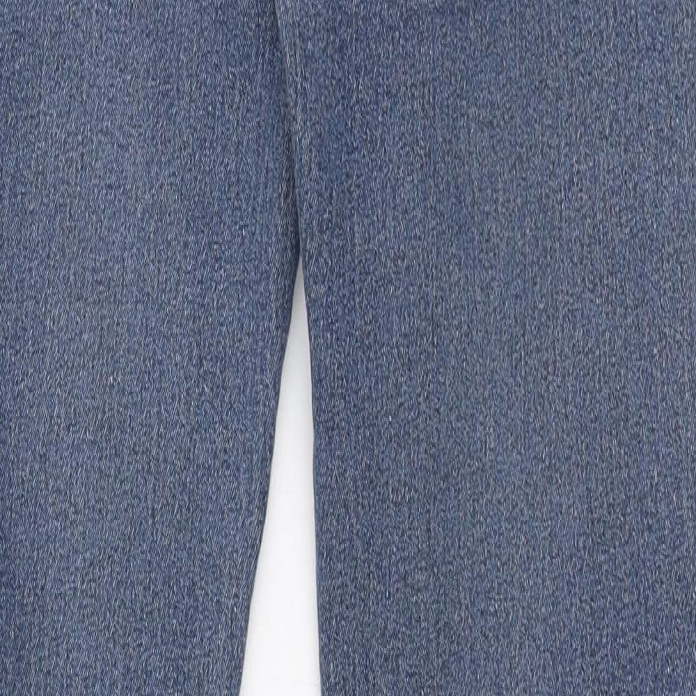 Gina Tricot Womens Blue Polyester Skinny Jeans Size 26 in L31 in Slim Zip