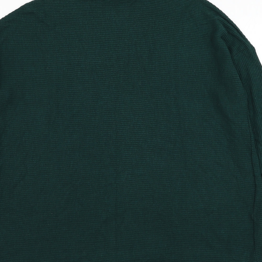 Primark Womens Green Roll Neck Polyester Jumper Size 12