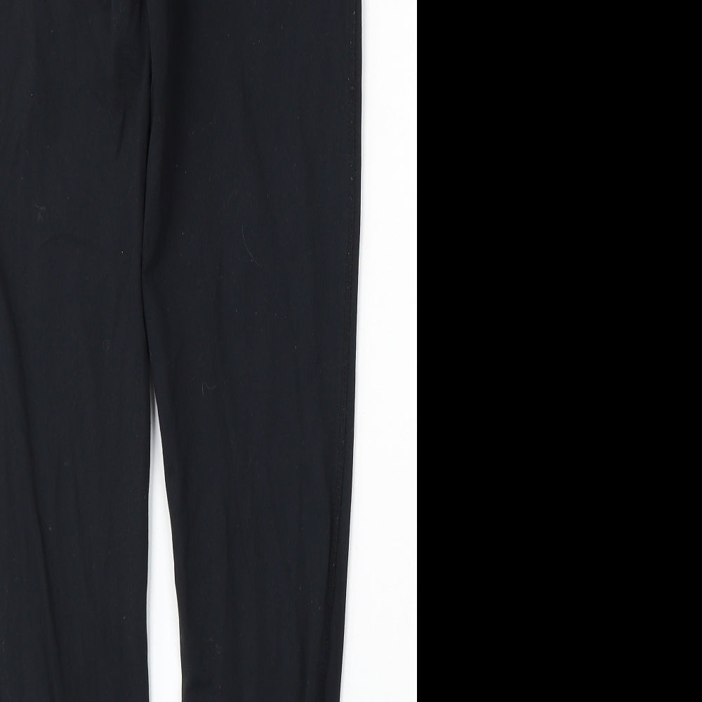 Souluxe Womens Black Polyamide Jogger Trousers Size 10 L26 in Regular