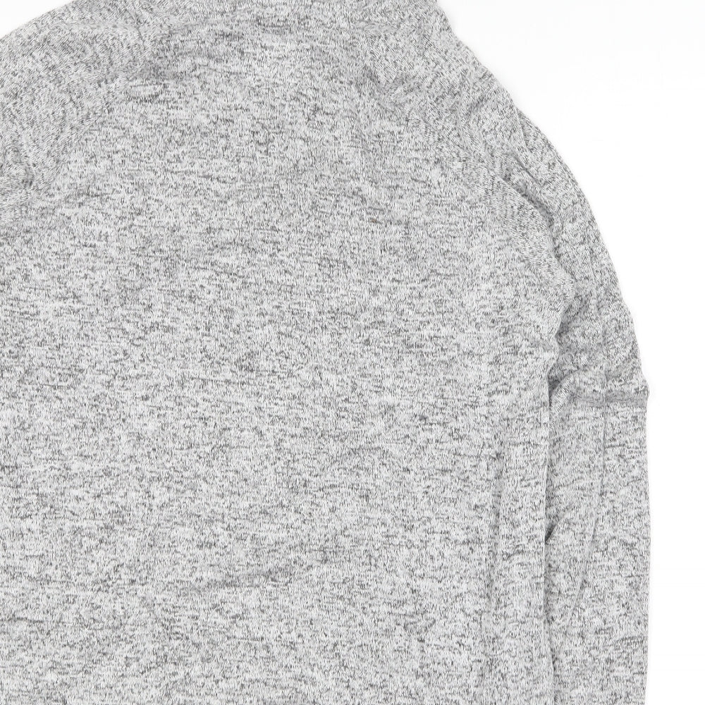 NEXT Womens Grey Viscose Pullover Hoodie Size M